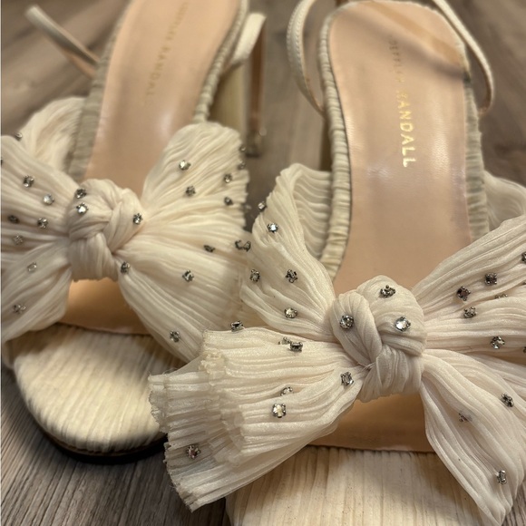 Loeffler Randall Camellia Pleated Bow Heel - Picture 3 of 8